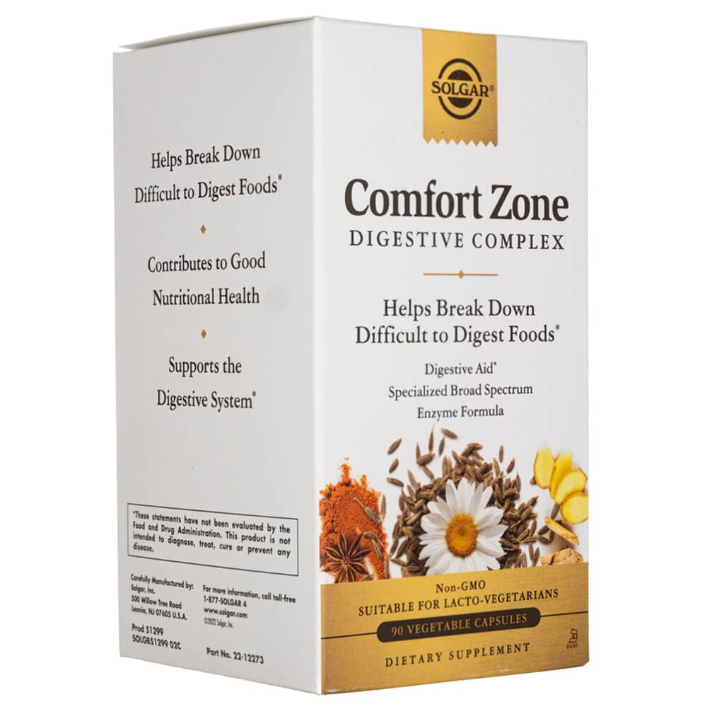 Solgar Comfort Zone Digestive Complex  - 90 Veg Capsules