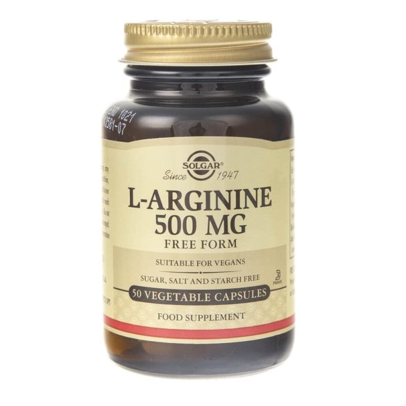 Solgar L-Arginine 500 mg - 50 Capsules