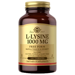 Solgar L-Lysine 1000 mg - 100 Tablets