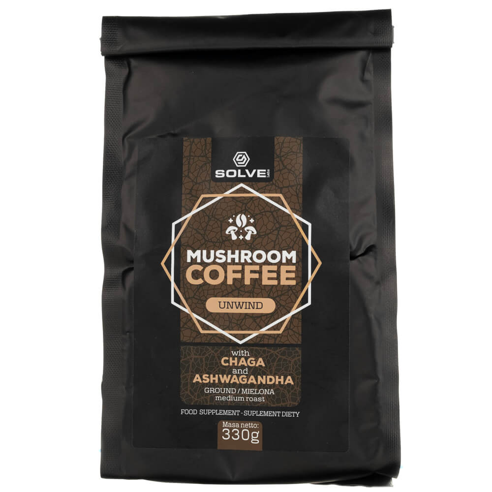 Solve Labs Mushroom Coffe, Unwind - 330 g