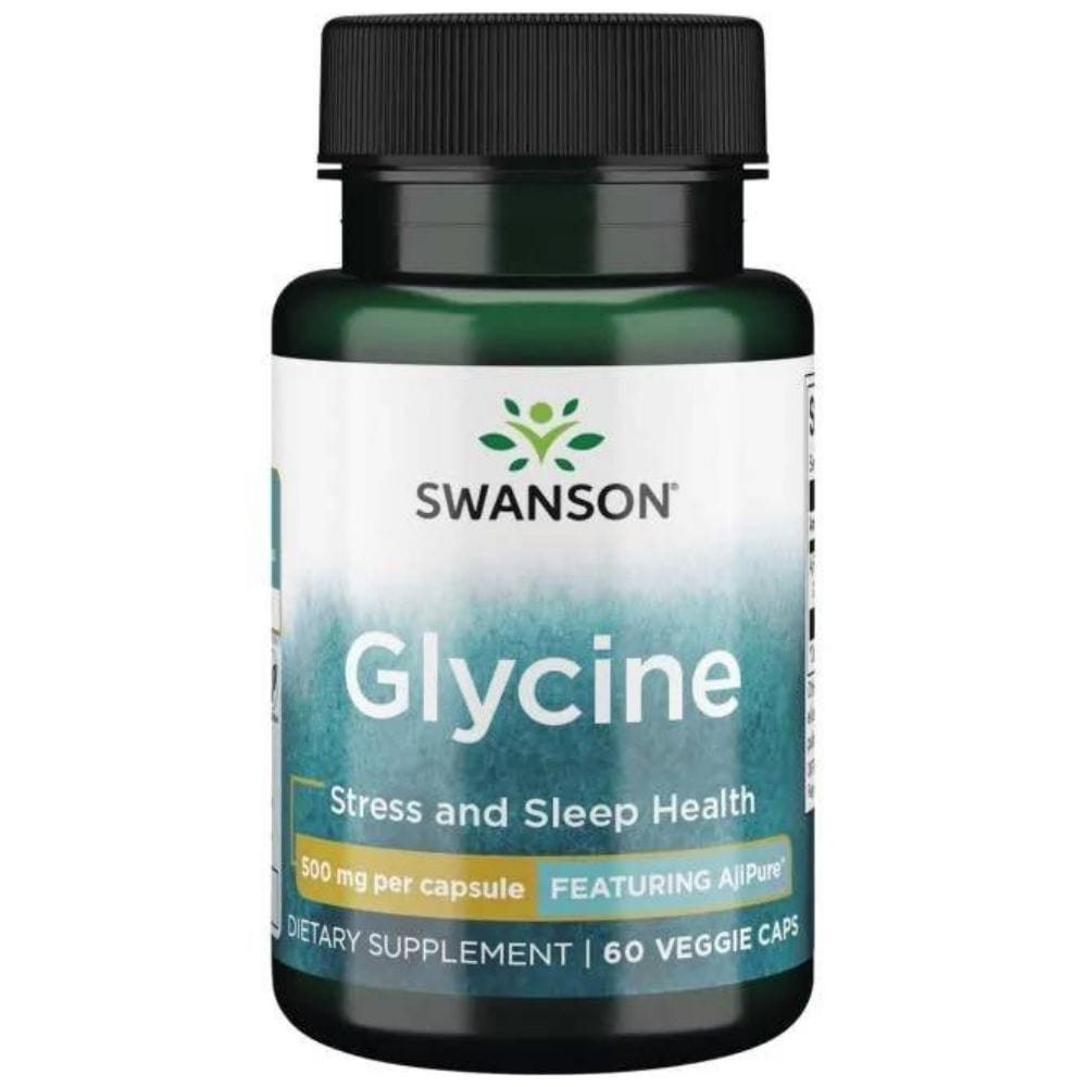Swanson AjiPure Glycine 500 mg - 60 Capsules