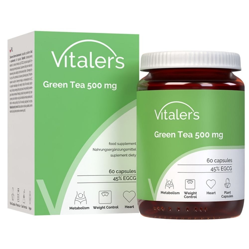 Vitaler's Green Tea 500 mg - 60 Capsules