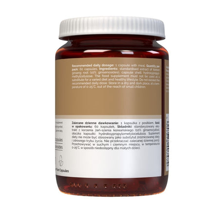 Vitaler's Korean Ginseng 500 mg - 60 Capsules