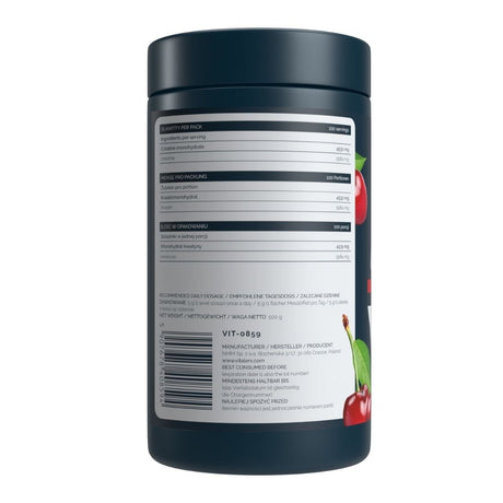 Vitaler's Sport Micronized Creatine Monohydrate 5000 mg, Cherry - 500 g