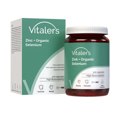 Vitaler's Zinc 15 mg + Selenium 200 mcg - 120 Capsules