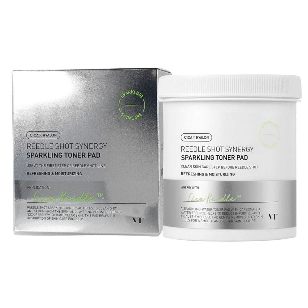 VT Cosmetics Reedle Shot Synergy Sparkling Toner Pad - 80 Pieces