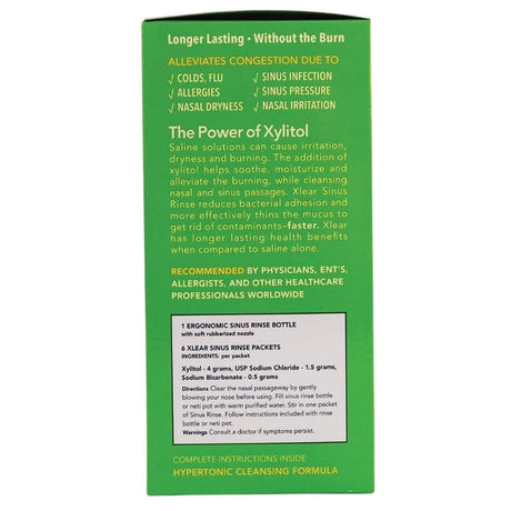 Xlear Natural Sinus Rinse System with Xylitol