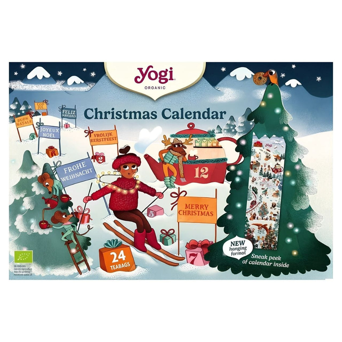 Rhodiola Root Tea Yogi Tea Advent Calendar 2026 Ayurvedic Teas, Small - 24 Sachets – Medpak
