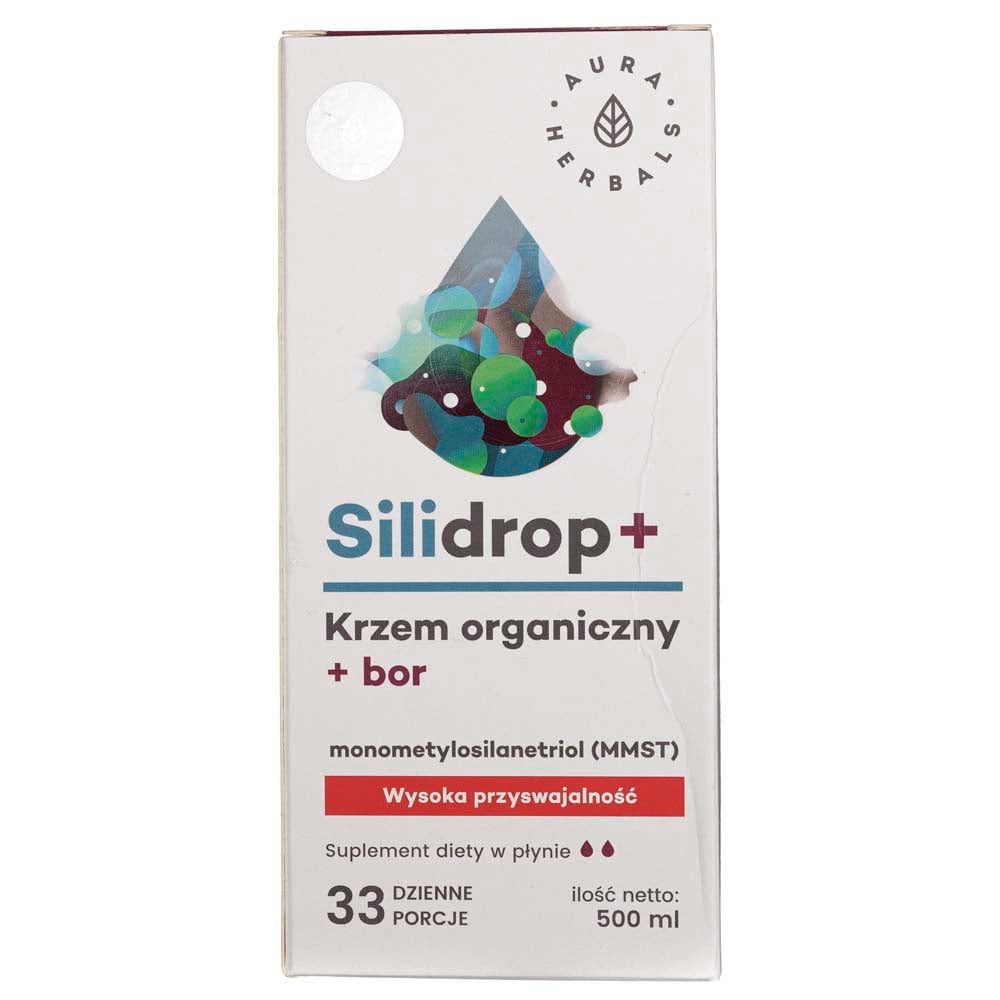 Aura Herbals Silidrop+ – organic silicon + Boron liquid - 500 ml