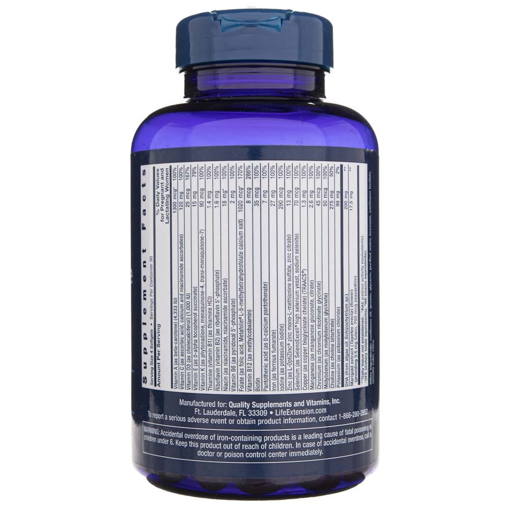 Life Extension Prenatal Advantage  - 120 Capsules