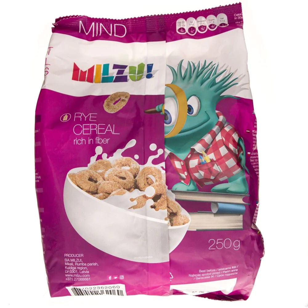 Milzu Rye Wheat Flakes Mind - 250 g