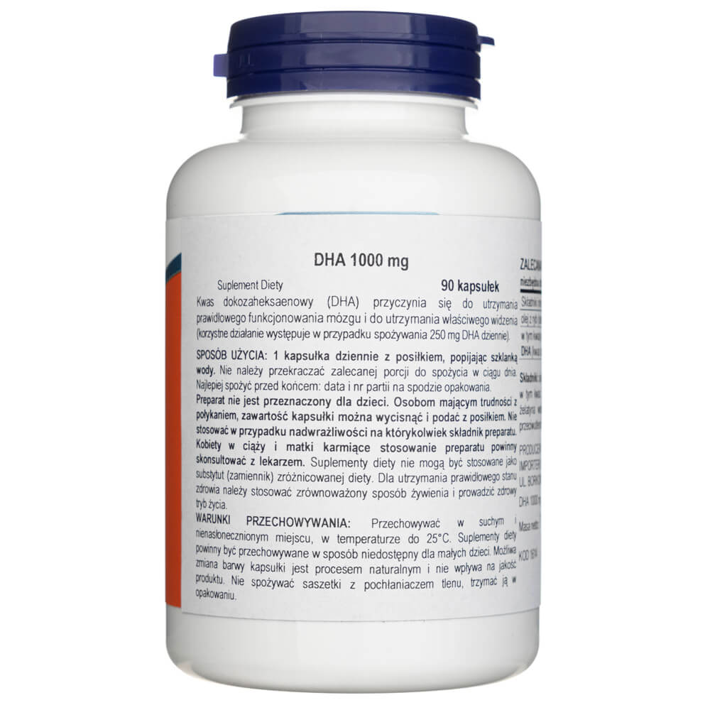 Now Foods DHA-1000 Brain Support, Extra Strength - 90 Softgels