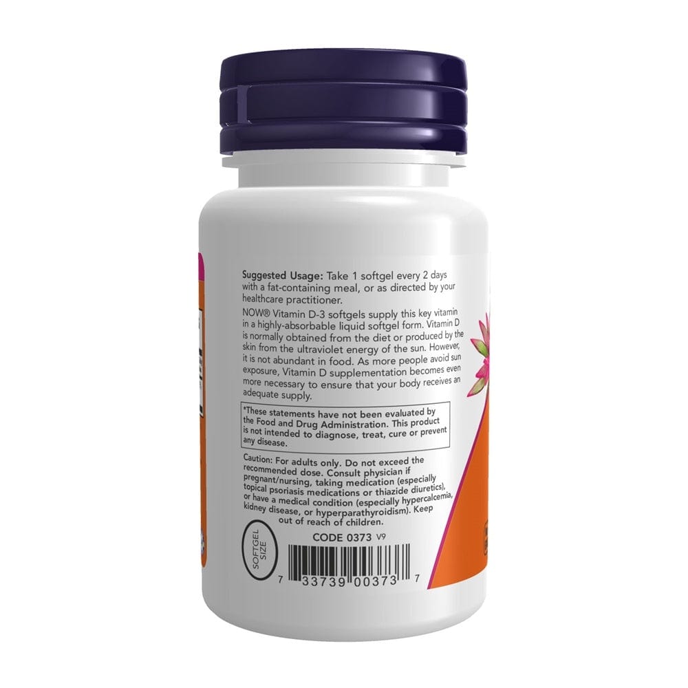 Now Foods Vitamin D3 5000 IU - 240 Softgels