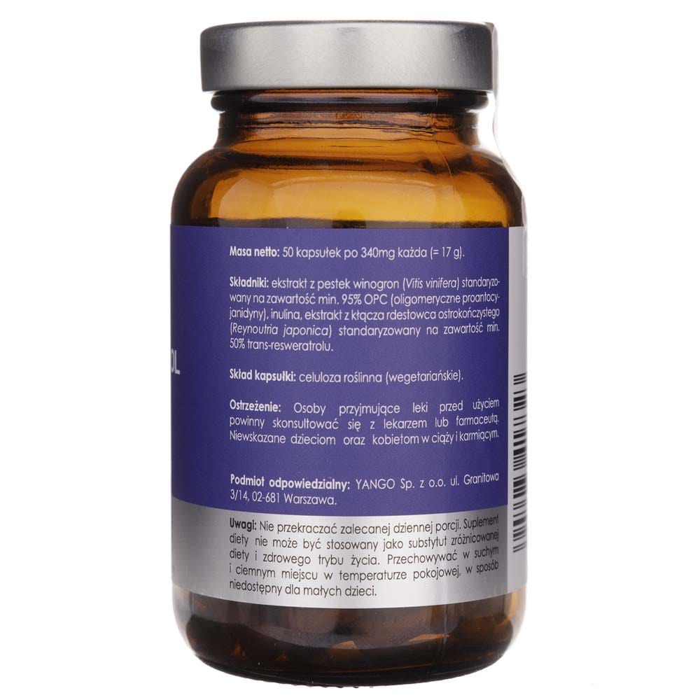 Panaseus OPC resveratrol - 50 Capsules