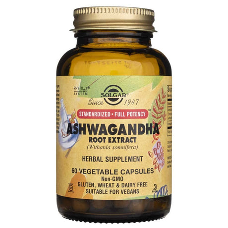 Solgar SFP Ashwagandha Root Extract - 60 Veg Capsules