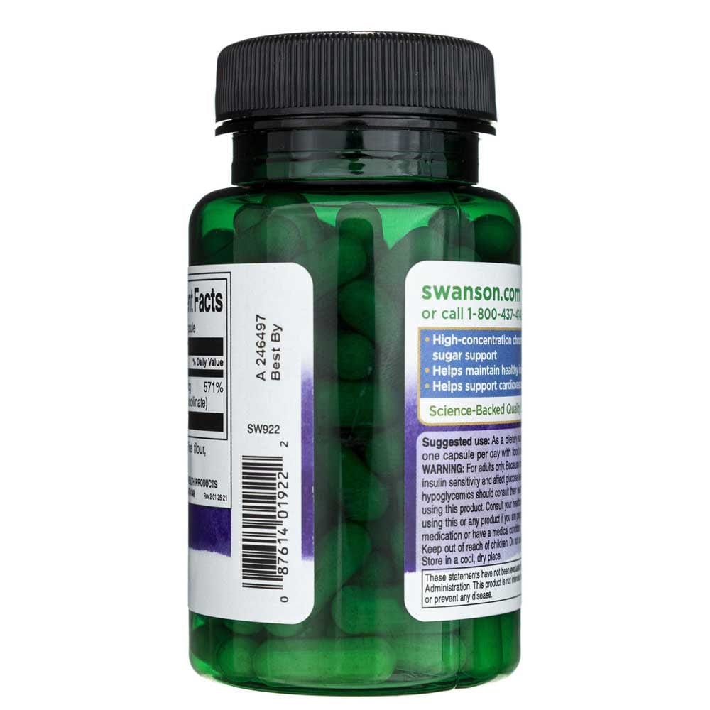 Swanson Chromium Picolinate 200 mcg - 100 Capsules