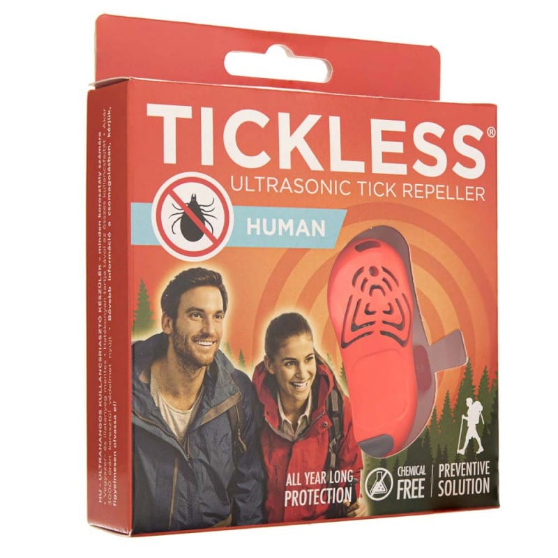 Tickless Human Ultrasonic tick repellent - Orange